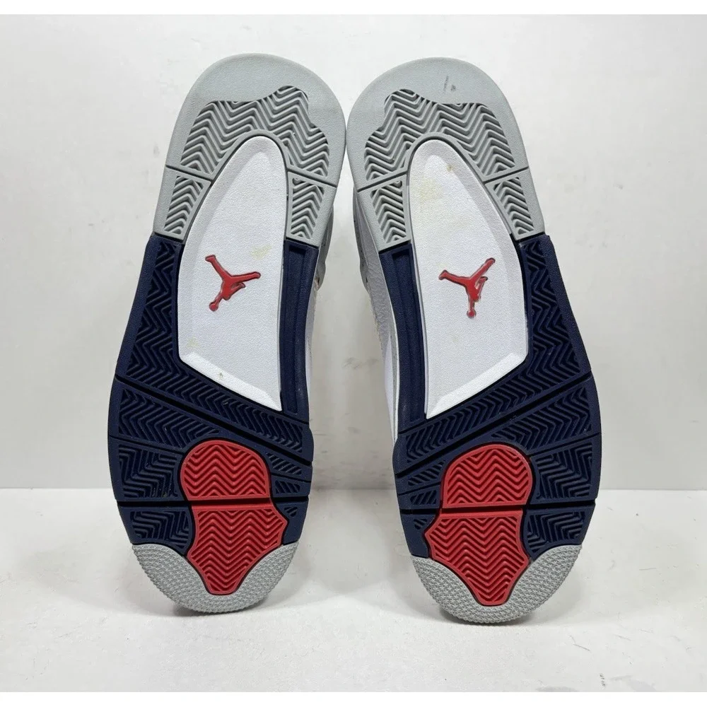 Jordan 4 Retro Midnight Navy Men's Size 11.5 White Cement DH6927-140 Shoes